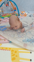Baby playtime moments at home in Andreyevo