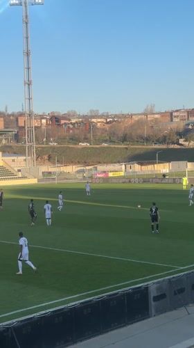 Soccer match underway in Abovyan, Armenia