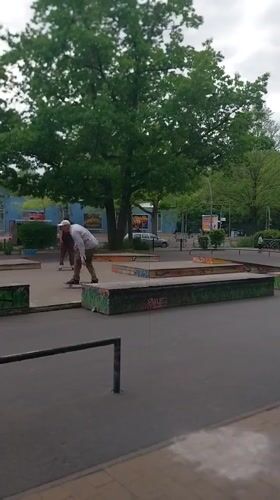 Berlin recreational spaces captured during afternoon documentation session