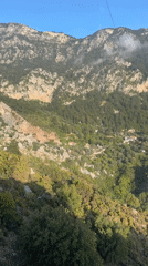Travelers capture scenic mountain views around Fethiye, Turkey
