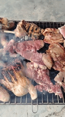 Barbecue cooking session documented in Tinaquillo, Venezuela