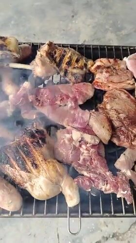 Barbecue cooking session documented in Tinaquillo, Venezuela