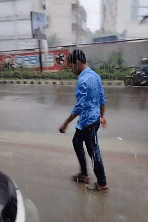 Rainy morning street life documented across Dhaka, Bangladesh