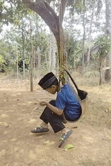 Everyday life in a rural Indonesian coconut and rubber village