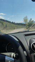 Motorist documents scenic drive through rural Lokorsko, Bulgaria countryside