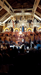 Kecak fire dance performance at a Ubud temple courtyard