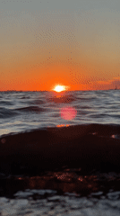 Sunset over a Kokshetau lake, multiple angles