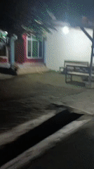Late-night motorcycle ride through rural East Java streets
