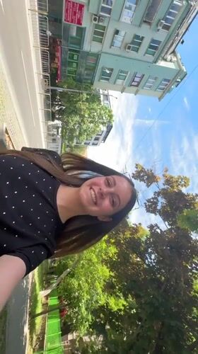 Sunny walkway selfies on a Burgas afternoon