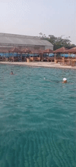Outdoor pool day in Metro, Indonesia