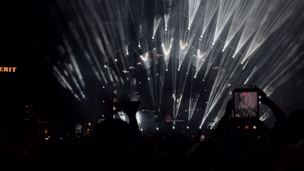 Music festival draws crowds in Montenegro, DJ performs nighttime set