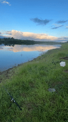 Tranquil morning lakeside scene documented in Lovets, Bulgaria