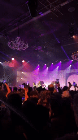 Pink-themed entertainment event documented across multiple Dubai venues