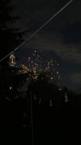 Backyard Fourth of July fireworks light up the night in Kent