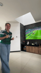 Women watch Mexico World Cup match in Tlaxcalancingo living room