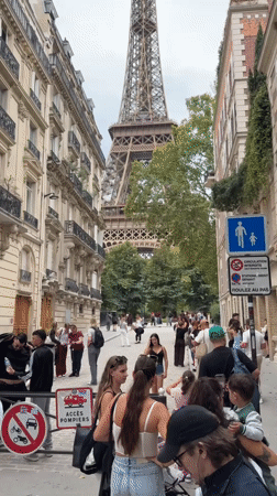 Eiffel Tower area explored from multiple angles, central Paris