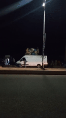 Evening street vendors operate in Bukuru Nigeria