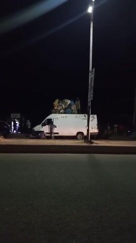 Evening street vendors operate in Bukuru Nigeria