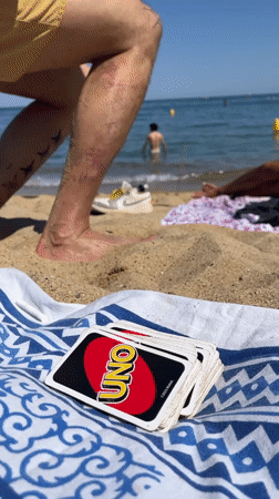 Barcelona witnesses capture beach games, street parade scenes