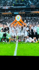 Soccer team celebrates championship victory in Jos, Nigeria