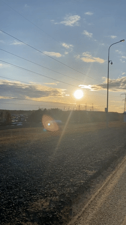 Spring scenes documented in rural Noviy, Russia countryside