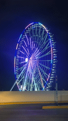 Night out in Puebla: carnival rides, movies, street crepes
