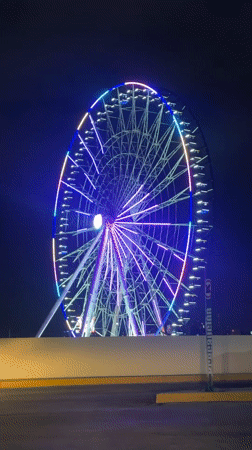 Night out in Puebla: carnival rides, movies, street crepes