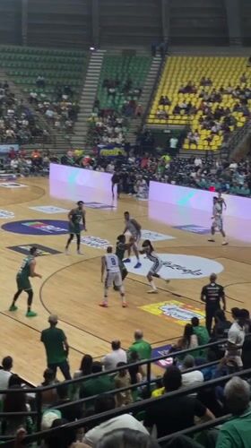 Basketball game draws crowd at La Asuncion arena