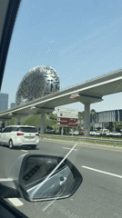 Motorist films Museum of the Future from Dubai highway