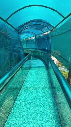 Tourists explore glass bridges and attractions in Jiejinkou China