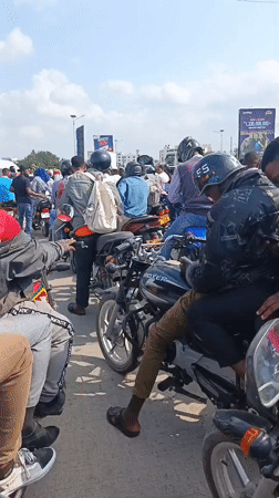 Boda-boda gridlock clogs Dar es Salaam streets at rush hour