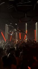 Crowded nightclub or concert venue captured in Eivissa