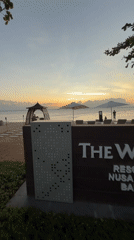 Beach activities captured at Kuta Selatan resort and gym