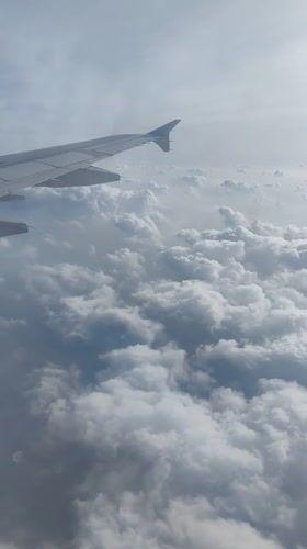 Passenger uses phone on flight 6742 over Pudong