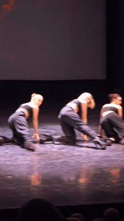 Dance performance with multiple acts staged in Khimki, Russia