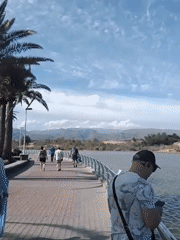 Afternoon beach scenes documented in Maspalomas, Gran Canaria