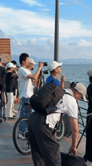 Photographers gather at Nanshan waterfront to capture cityscape views