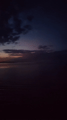 Dramatic sunset captured over Russian waters near Bereg