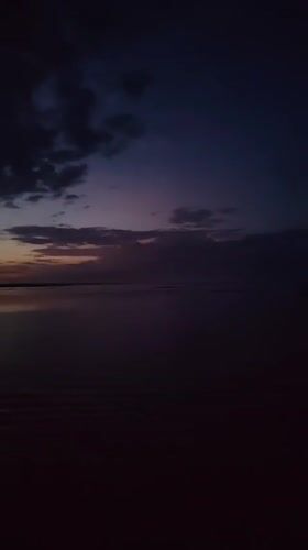 Dramatic sunset captured over Russian waters near Bereg
