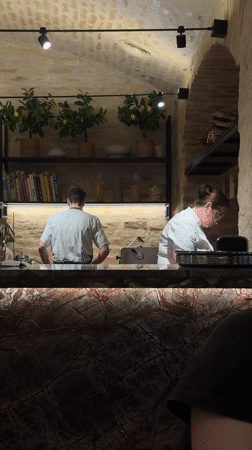Diner documents upscale restaurant experience in Riga, Latvia