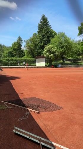 Tennis match and bear enclosure captured in Pleven