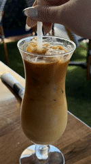 Coffee break documented at Chula Vista cafe Wednesday evening