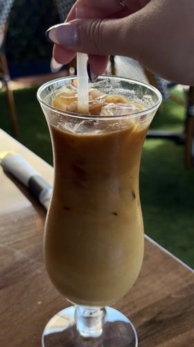Coffee break documented at Chula Vista cafe Wednesday evening