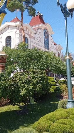 Inside Kharkiv's eclectic theme park on a sunny summer afternoon
