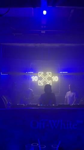 Off-White Paris club night with live sets and DJ performances