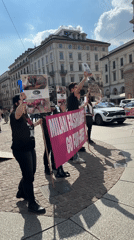 Animal rights protesters target Milan Fashion Week over fur