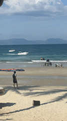 Beach resort day with water slides in Dong Ninh Hoa Ward