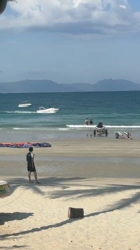 Beach resort day with water slides in Dong Ninh Hoa Ward