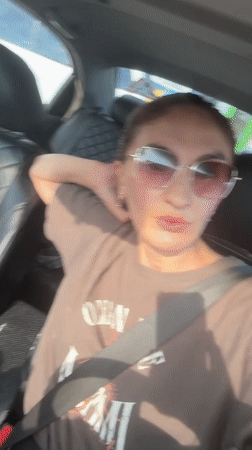 Sunny car hangout in Sochi with selfies and a small dog