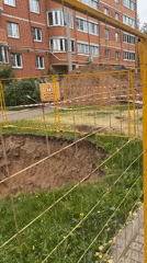 Ordinary morning in Chaikovsky, with construction, pets, and daily routines